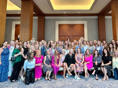 CREW Members at a conference