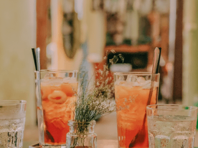 ebc ice cold drinks and flowers