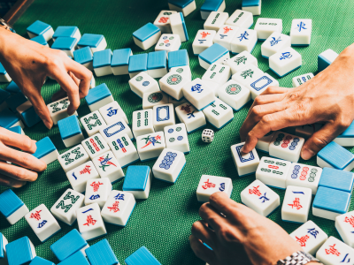 people playing mahjong game