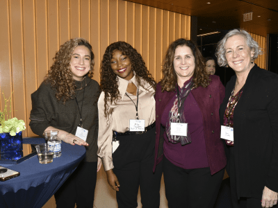 Four diverse ladies at CREW Chicago 2024 Annual Meeting
