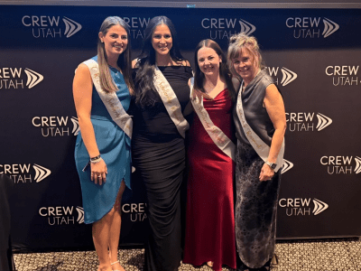 Four female CREW Utah scholarship winners