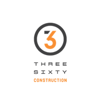 three sixty construction logo