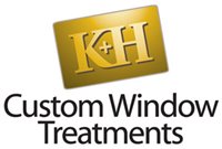 k h custom window treatments logo