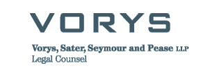 VORYS company logo with members listed underneath