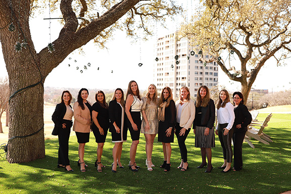 Group photo of CRE San Antonio board members