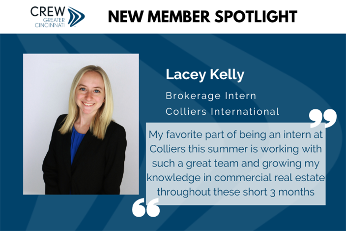 New Member Spotlight Lacey Kelly CREW Greater Cincinnati