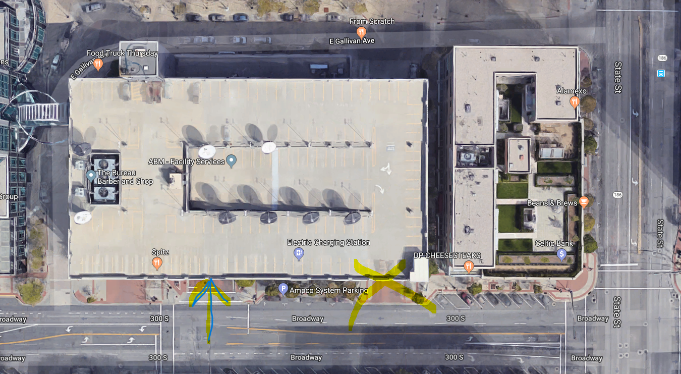 Celtic Bank Parking map